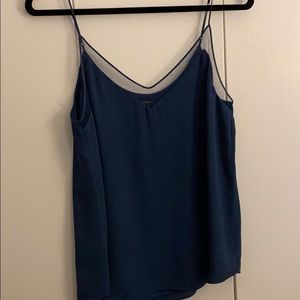 Silk Cami - indigo blue